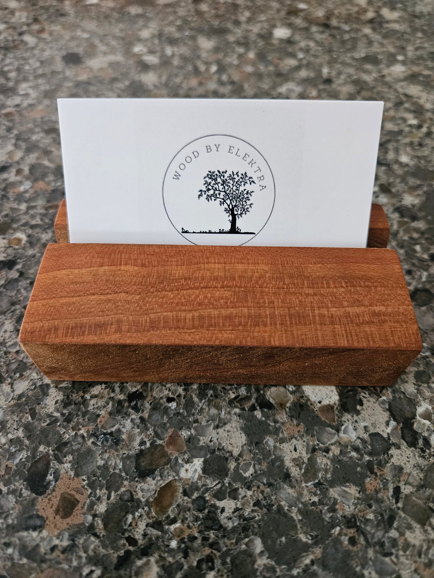 WOOD BY ELEKTRA, BUSINESS CARD HOLDER