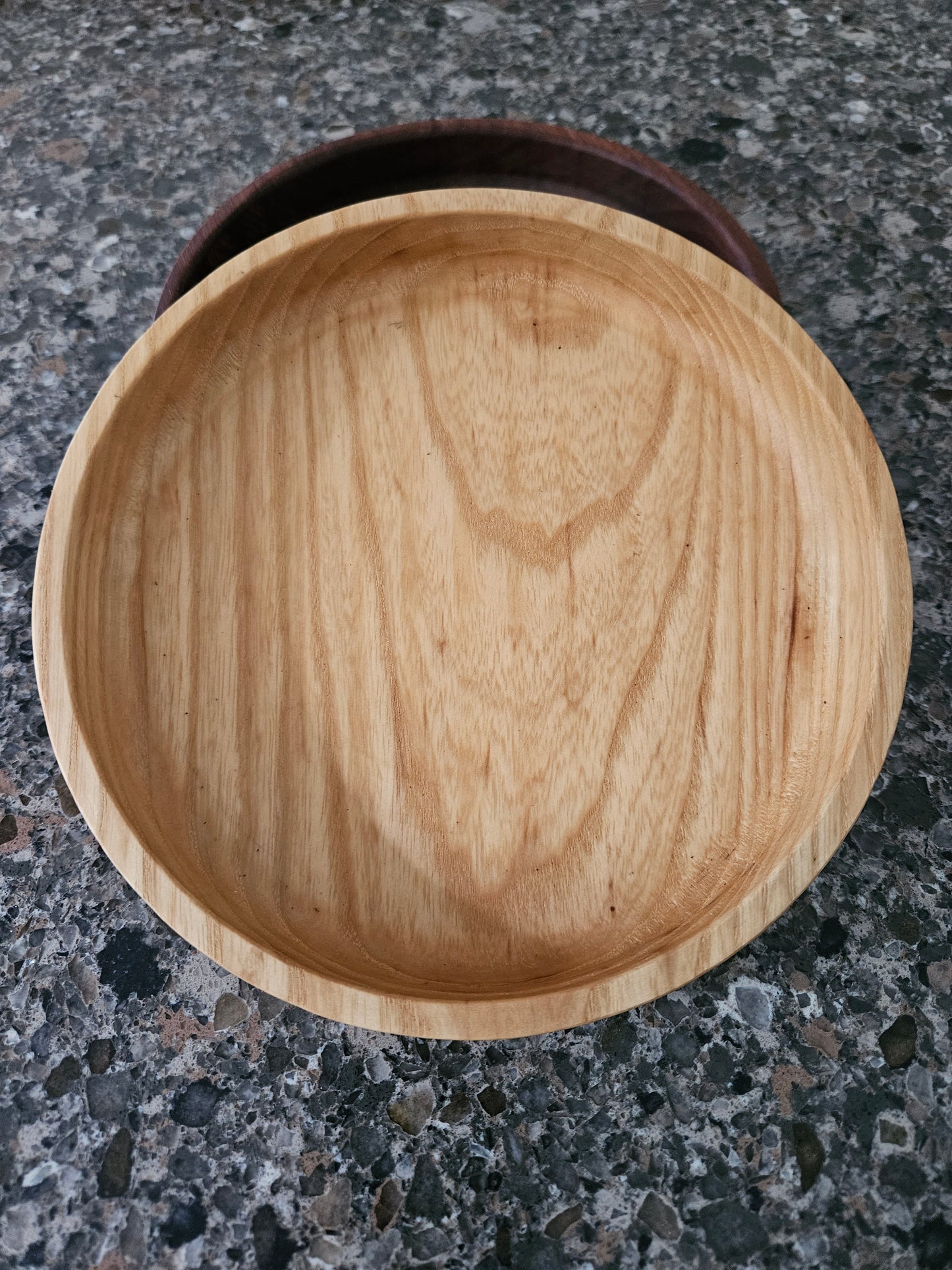WOOD BY ELEKTRA, ROUND DISH 6"