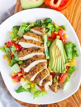 Grilled Chicken Breast Salad with Balsamic Vinaigrette